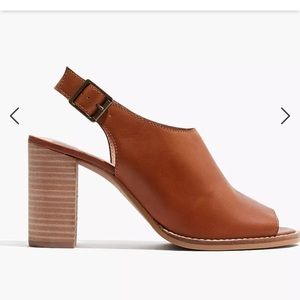 Madewell the Cary sandal in leather size 7